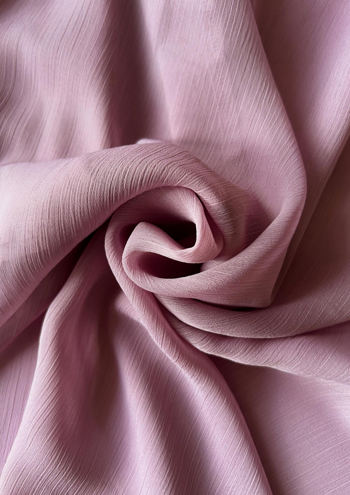 Elderberry - Plain Crinkled Chiffon