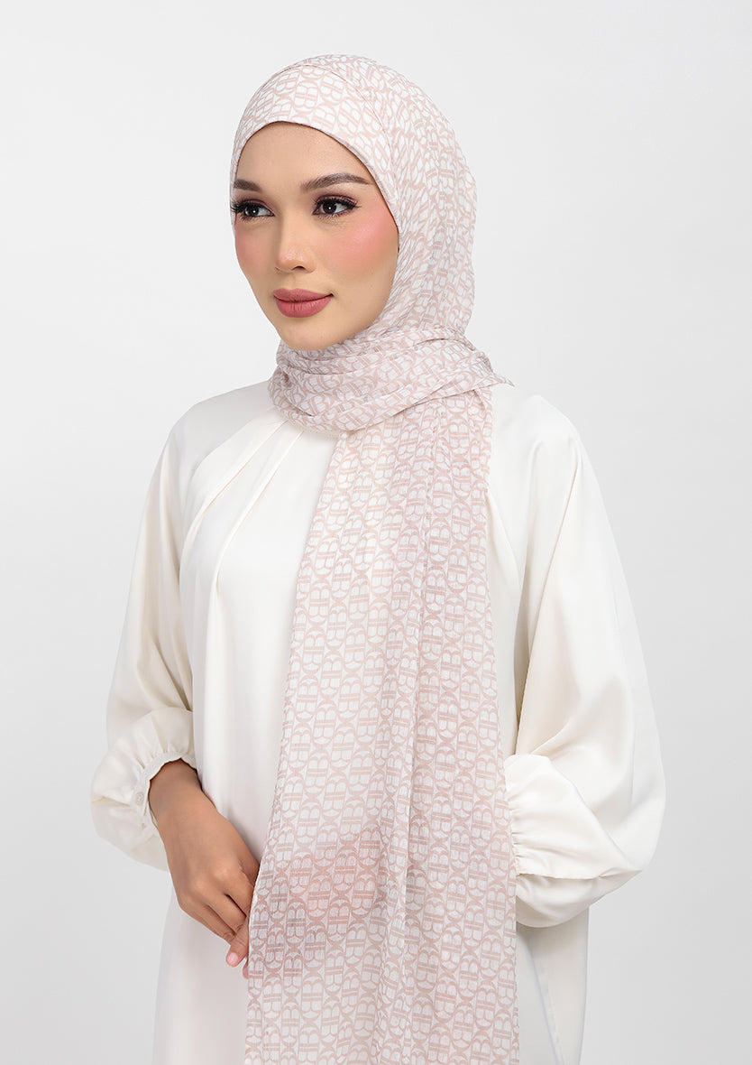 Maison B Stone - Instant Hijab With Inner