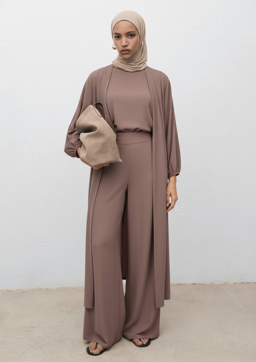 Greige - Haya 3 Piece Co-ord Set