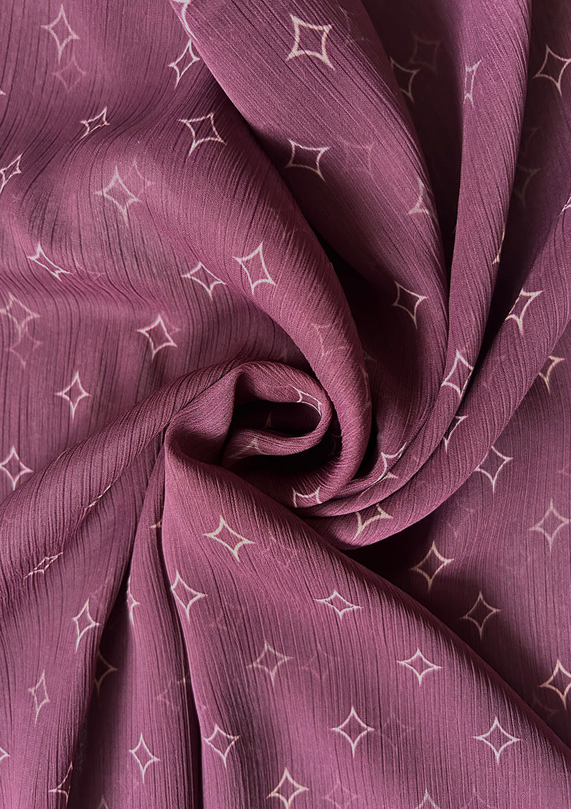 Sparkles Burgundy - Instant Hijab With Inner