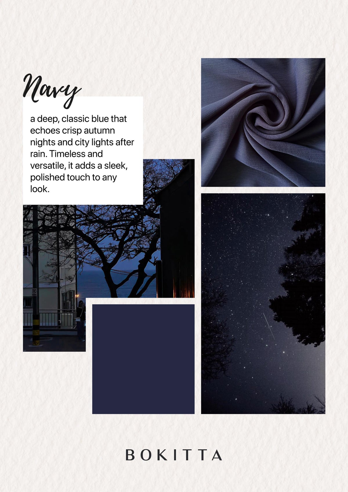 Navy - Instant Hijab with Inner