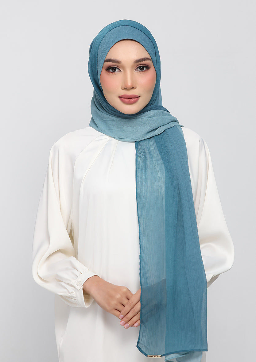 Blues - Instant Hijab With Inner