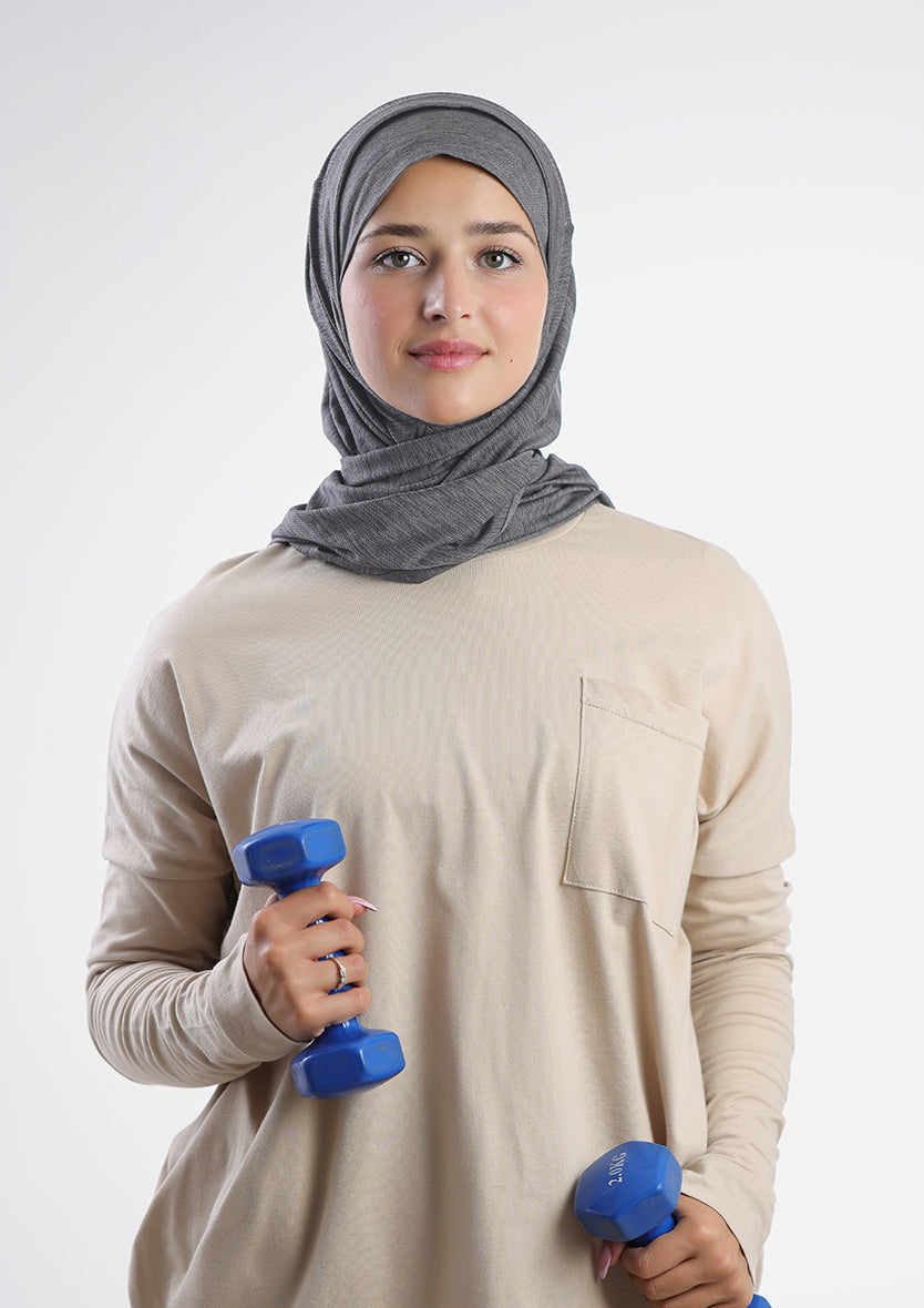 Sports Freestyle Hijab Heather