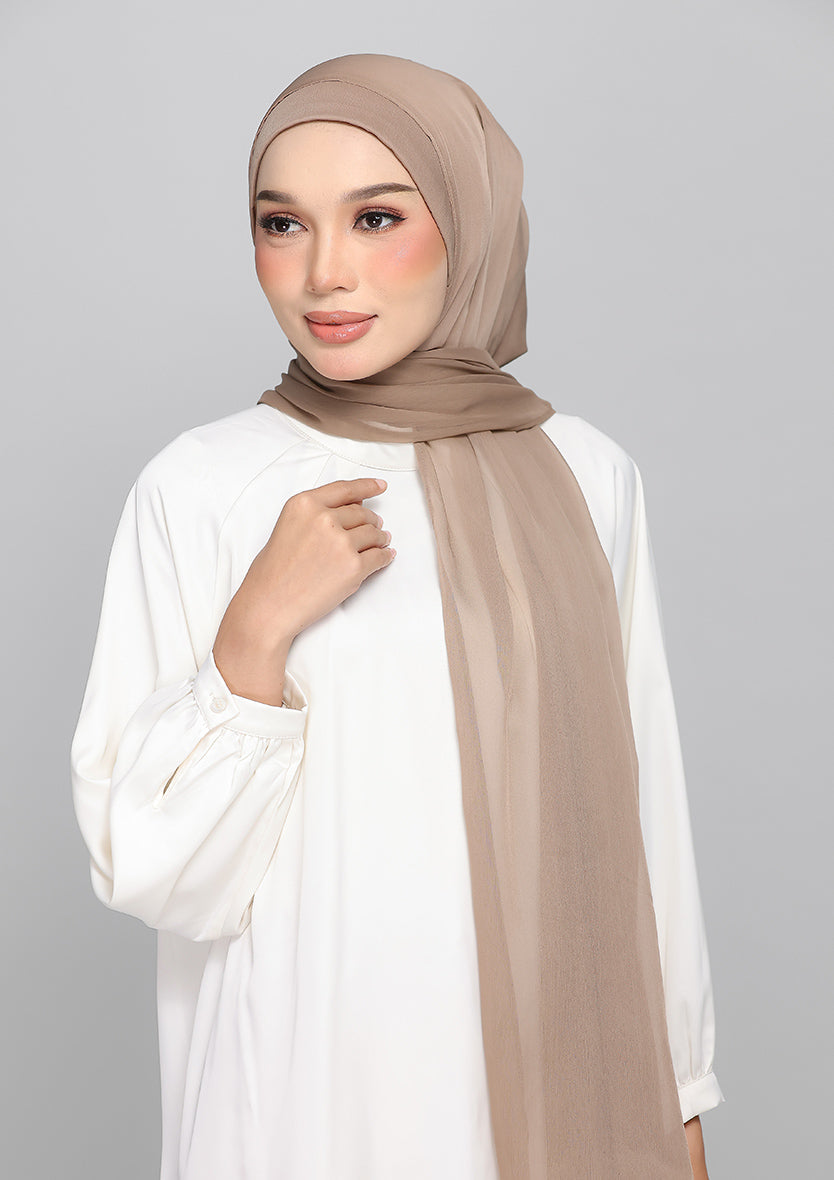 Ginger Snap - BASICS Plain Lite Chiffon