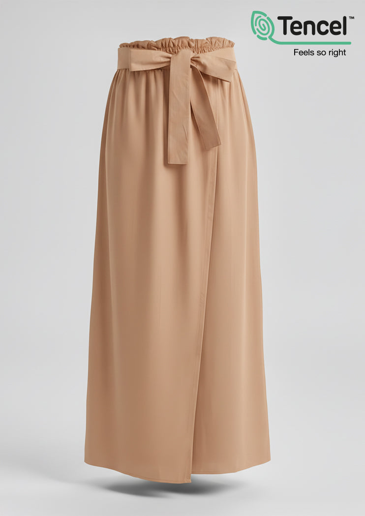 Wrapped Skirt-Tencelâ„¢ - BOKITTA