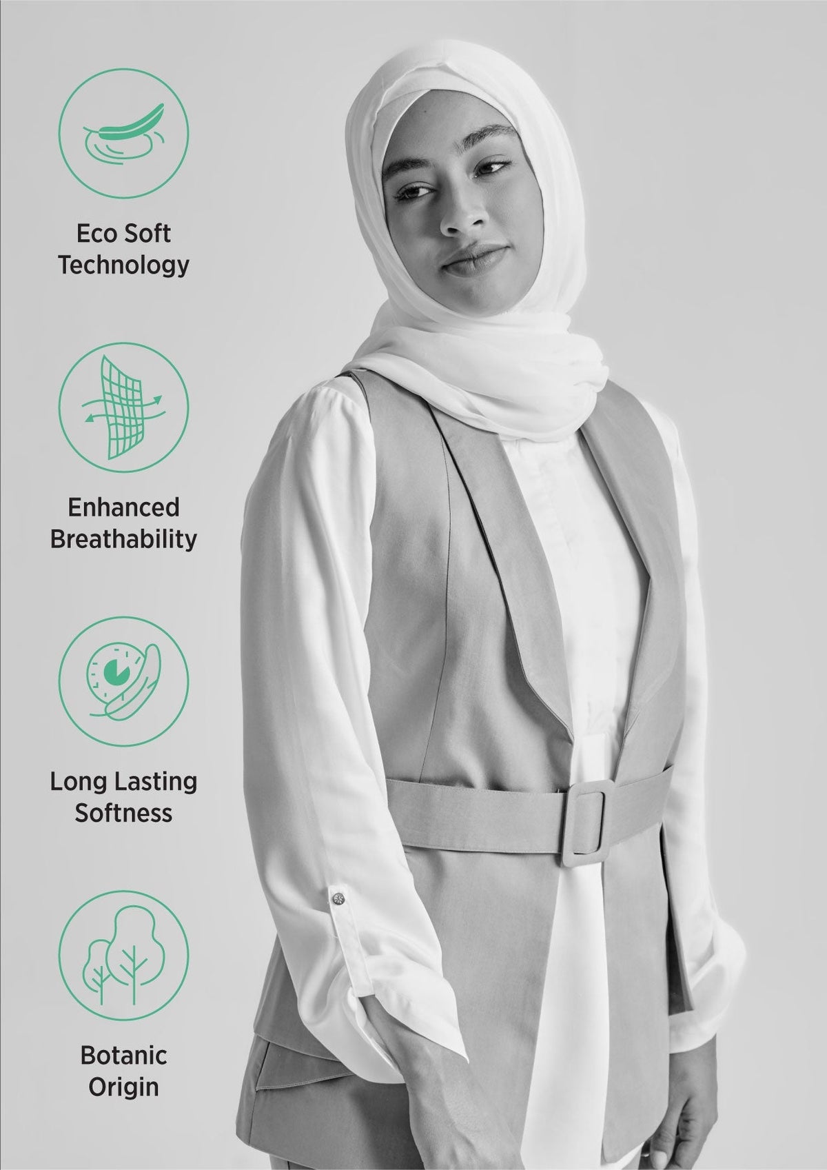 Structured Side-Fold Vest in Tencel™