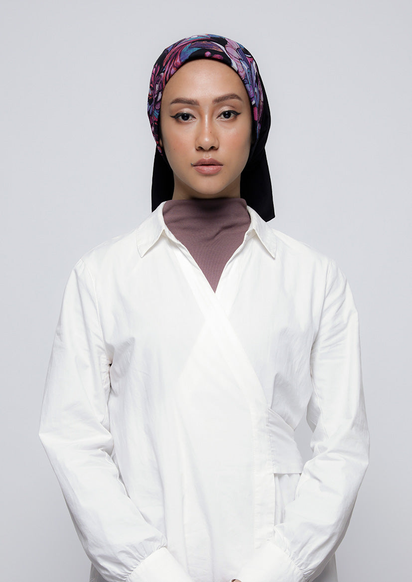 Brave Heart - Printed Crinkled Chiffon