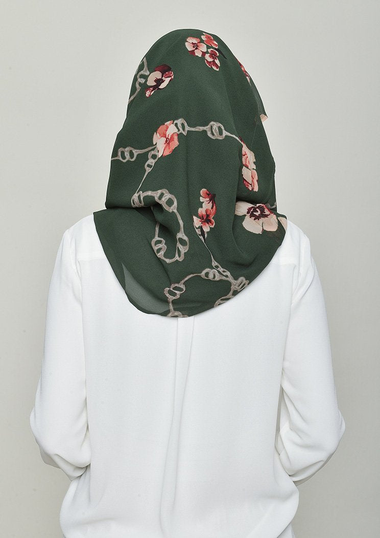 Chains Green - Gorgette - BOKITTA Hijab