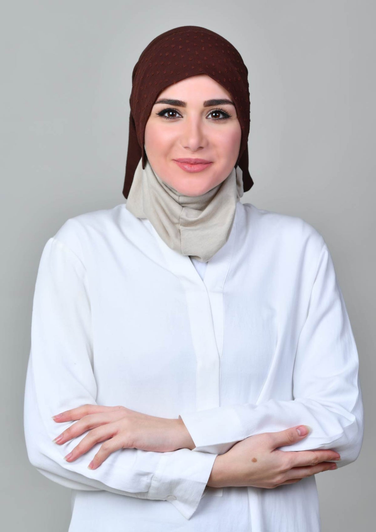 Choco - Crinkled Butti Chiffon - BOKITTA Hijab