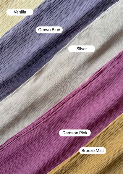 Crown Blue - Shawl With Inner