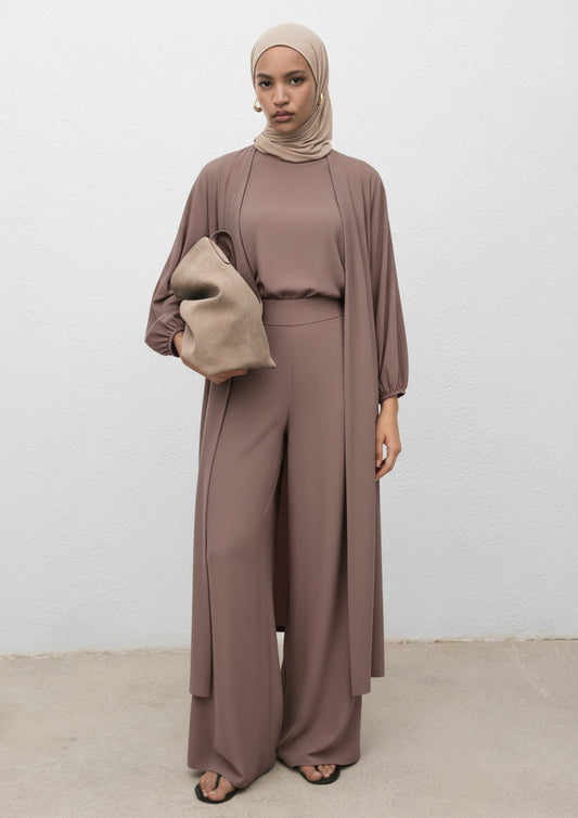 Greige - Haya 3 Piece Co-ord Set