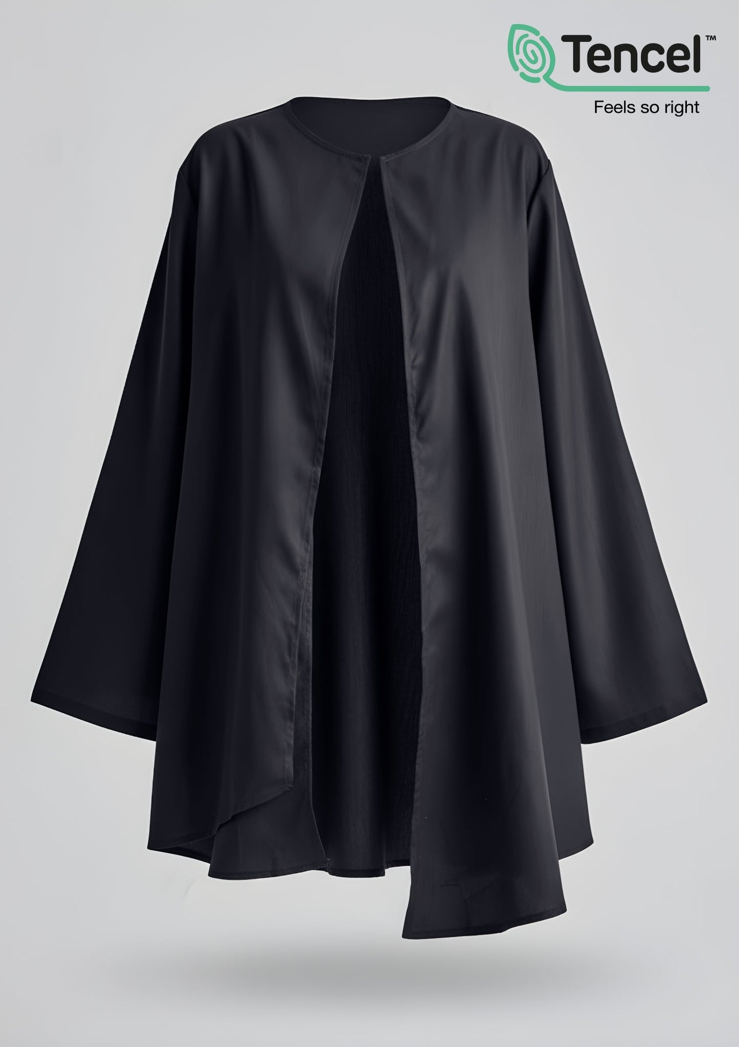 Asymmetric Cardigan-Tencelâ„¢ - BOKITTA