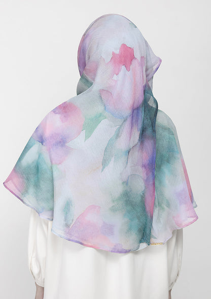Cloudy Pastel - Instant Hijab With Inner