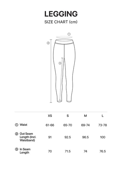 Forest Mirage Legging - Black