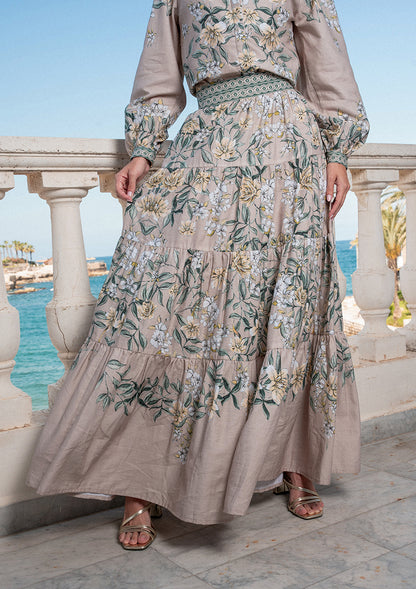Capri Floral Linen Combo