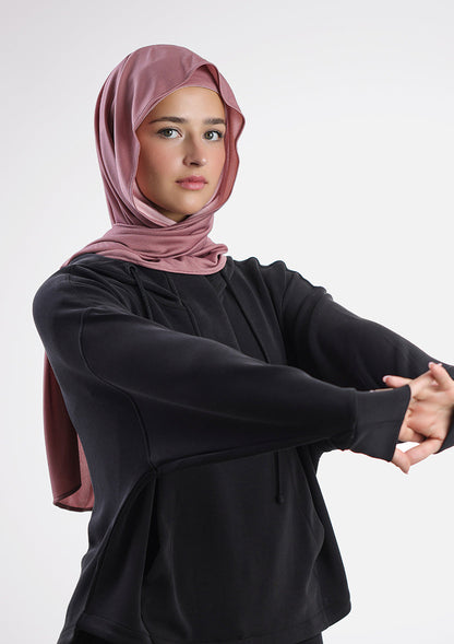 Sports Capshawl Hijab Dual Color - Non reversible