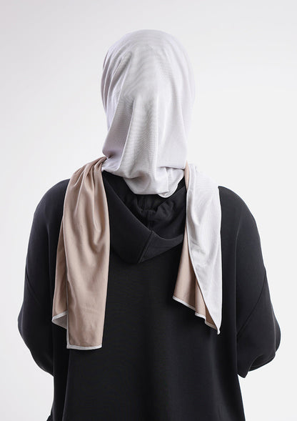 Sports Capshawl Hijab Dual Color - Non reversible