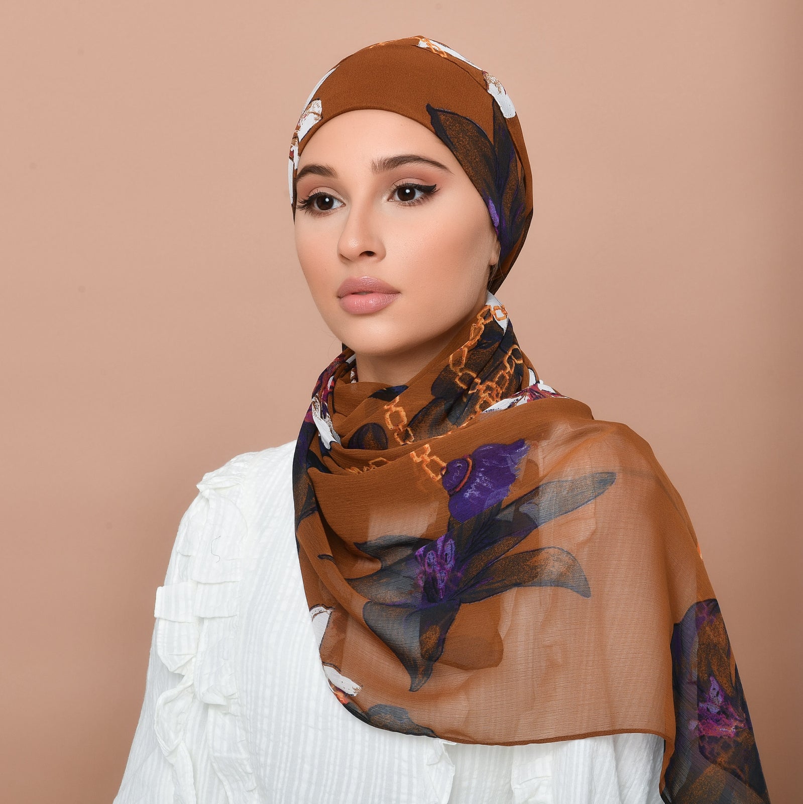 branded cap shawl