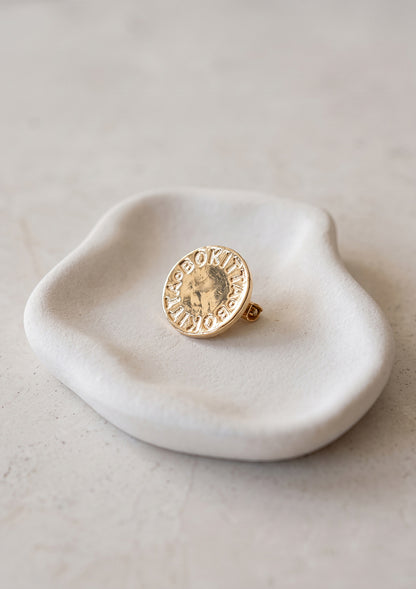 Bokitta Circle Brooch