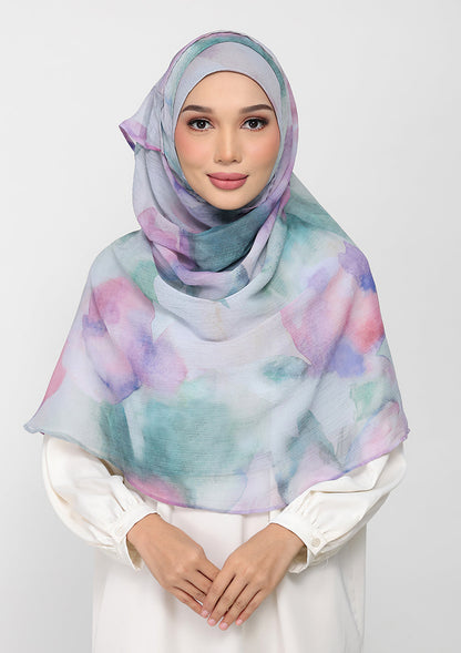 Cloudy Pastel - Instant Hijab With Inner