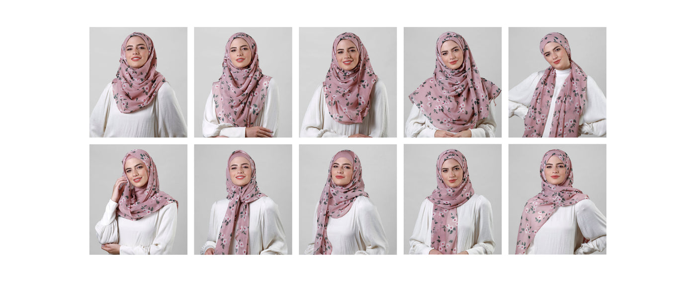unique hijab style