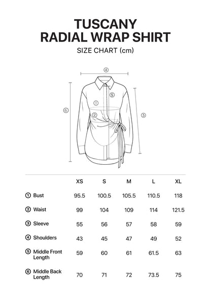 Tuscany Wrap Shirt - Blue