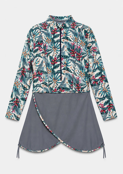 Rainforest Gray – 3 Piece Swim Set