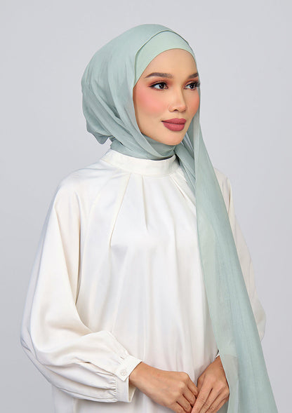 Sage - Modal Woven Shawl Set with Inner