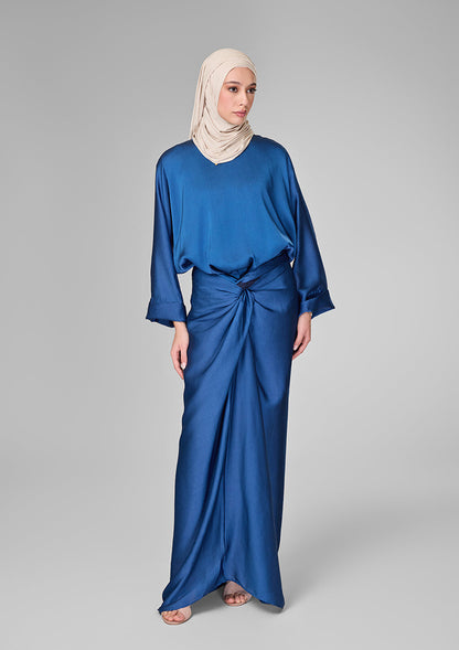 Green Satin - Sarong & Top Set