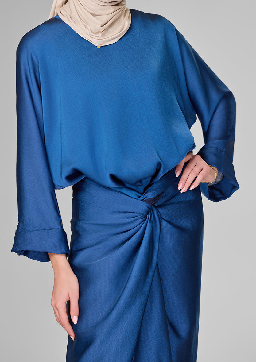 Green Satin - Sarong & Top Set
