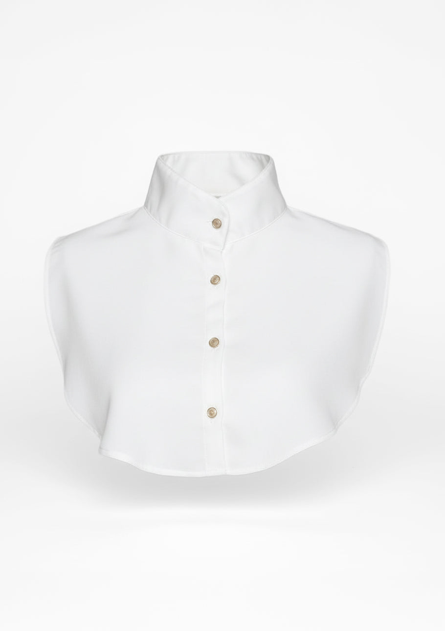 Shirt collar-Plain Crepe