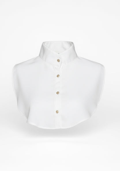 Shirt collar-Plain Crepe
