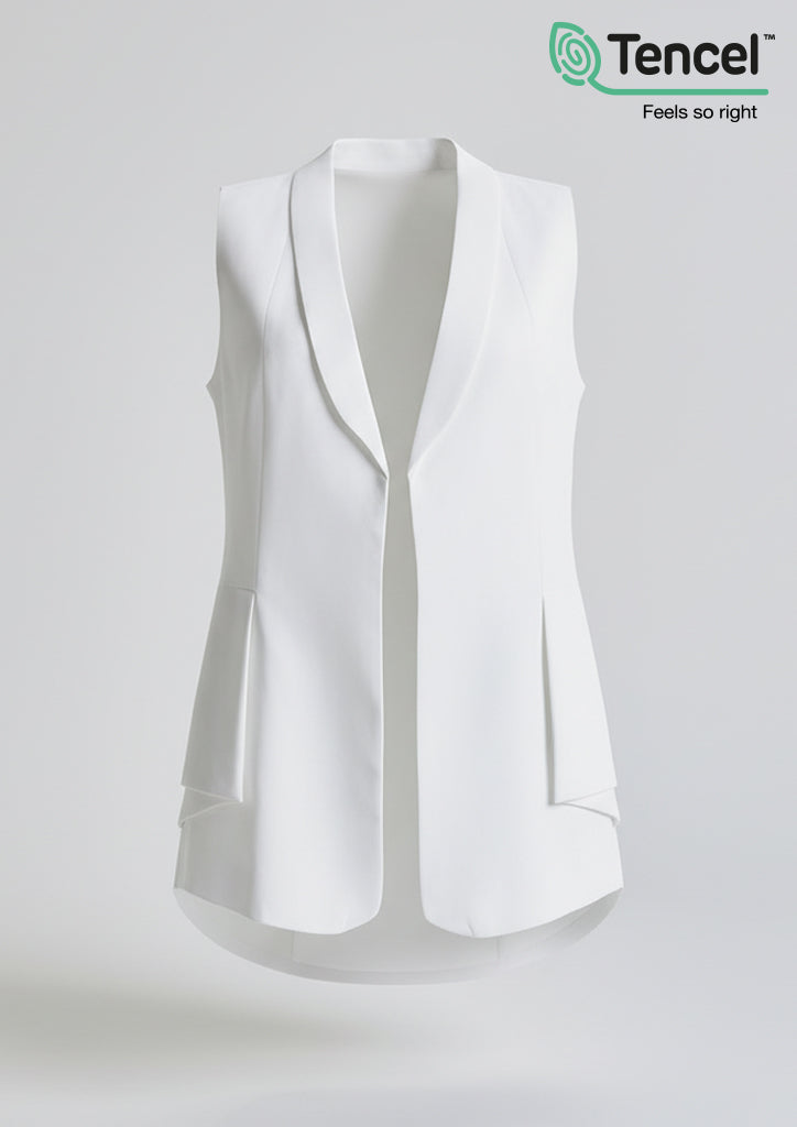Side Folds Vest-Tencelâ„¢ - BOKITTA