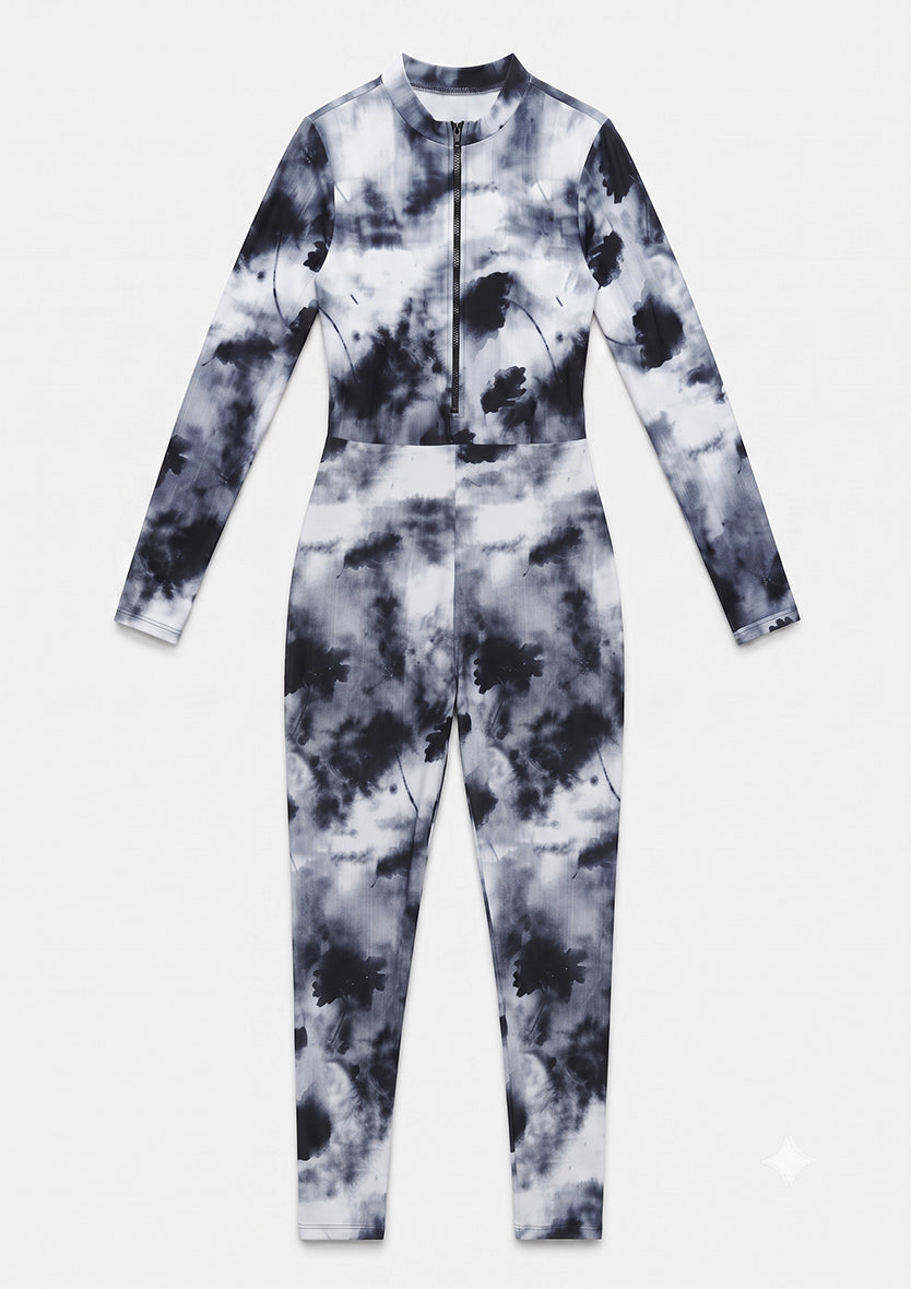 Storm Cloud Overall – 3 Piece Modest Swim Set
