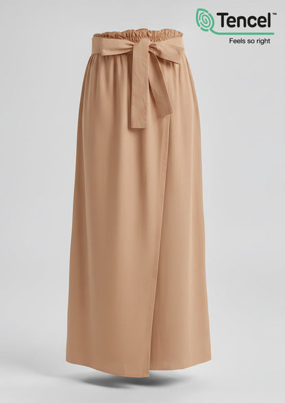 Wrapped Skirt-Tencelâ„¢ - BOKITTA