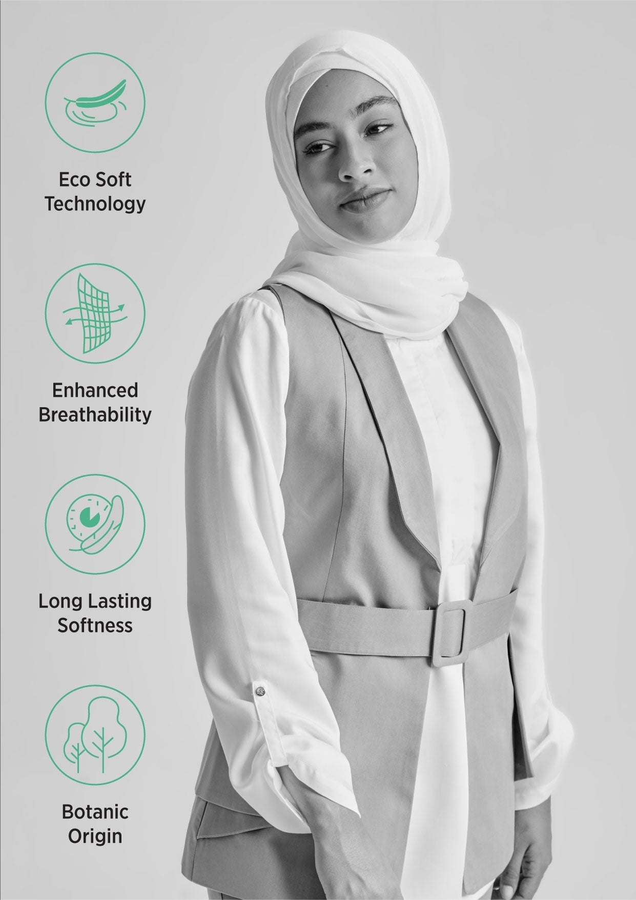 Structured Side-Fold Vest in Tencel™