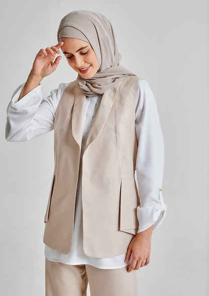 Side Folds Vest-Tencelâ„¢ - BOKITTA