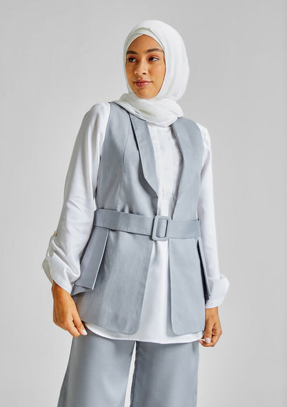 Side Folds Vest-Tencelâ„¢ - BOKITTA