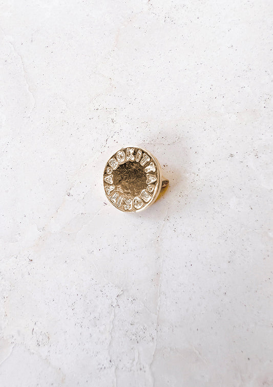 Bokitta Circle Brooch