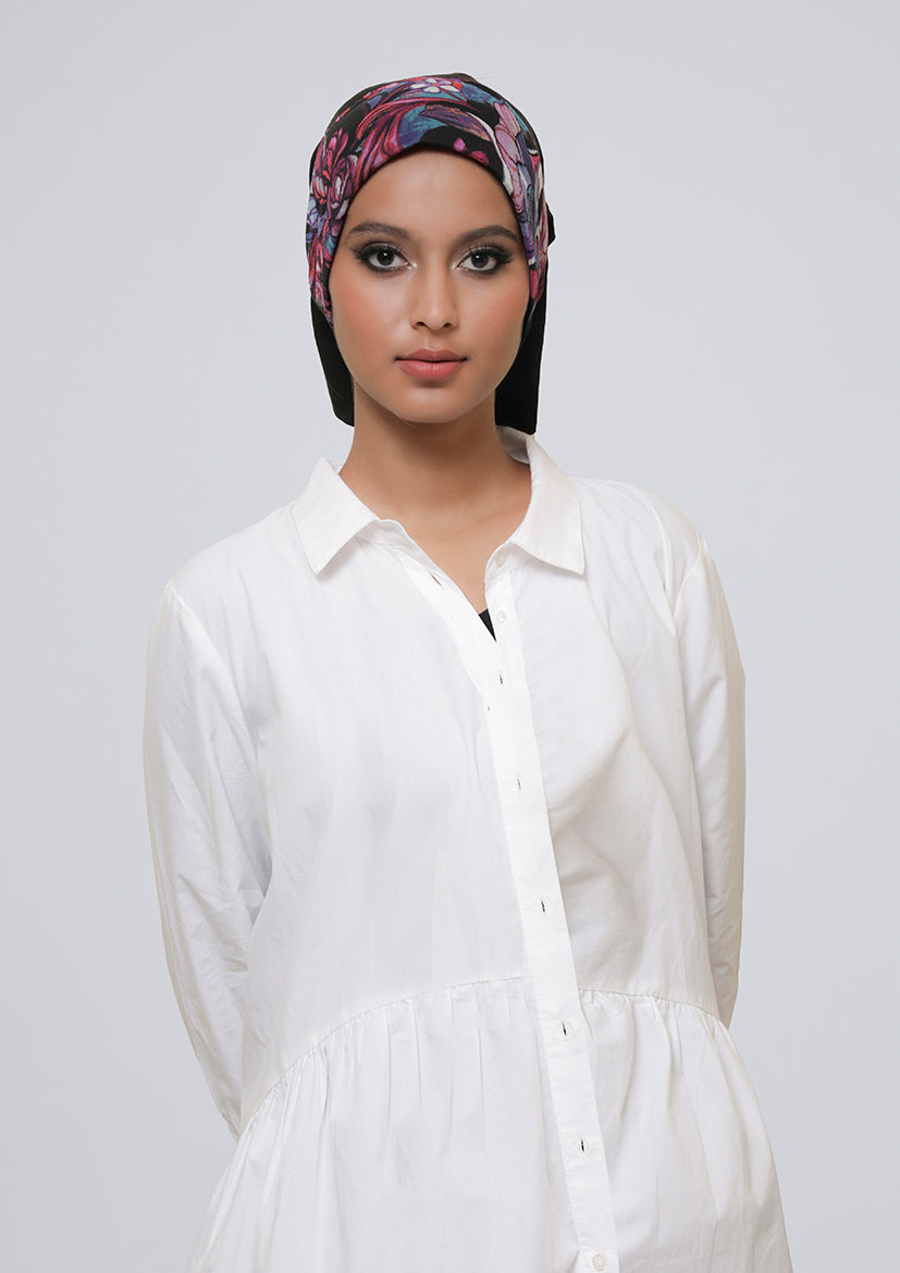 Brave Heart - Printed Crinkled Chiffon