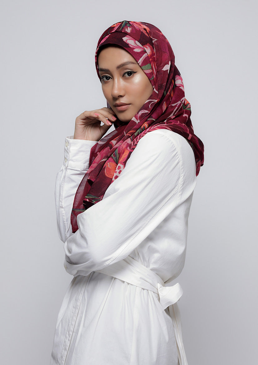 Light My Fire - Printed Crinkled Chiffon