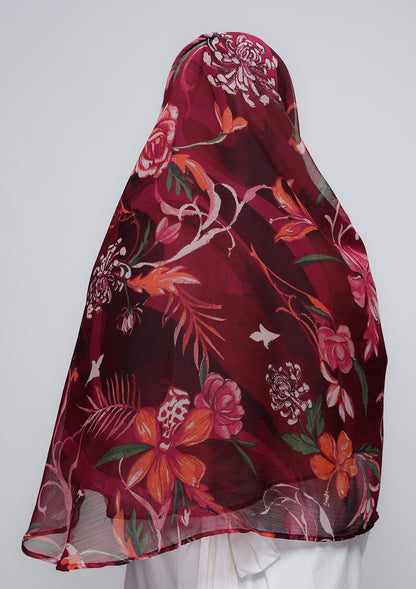 Light My Fire - Printed Crinkled Chiffon