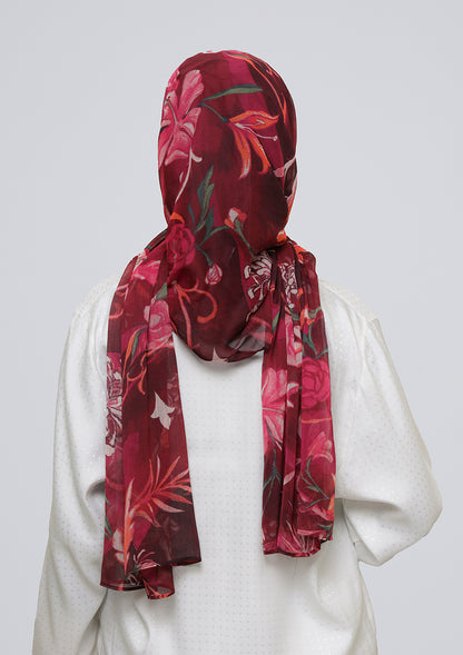 Light My Fire - Printed Crinkled Chiffon