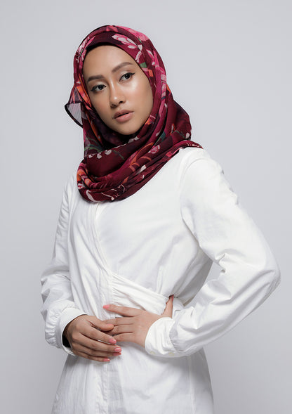 Light My Fire - Printed Crinkled Chiffon