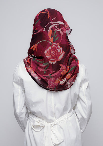 Light My Fire - Printed Crinkled Chiffon