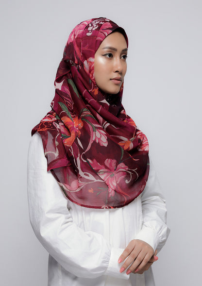 Light My Fire - Printed Crinkled Chiffon