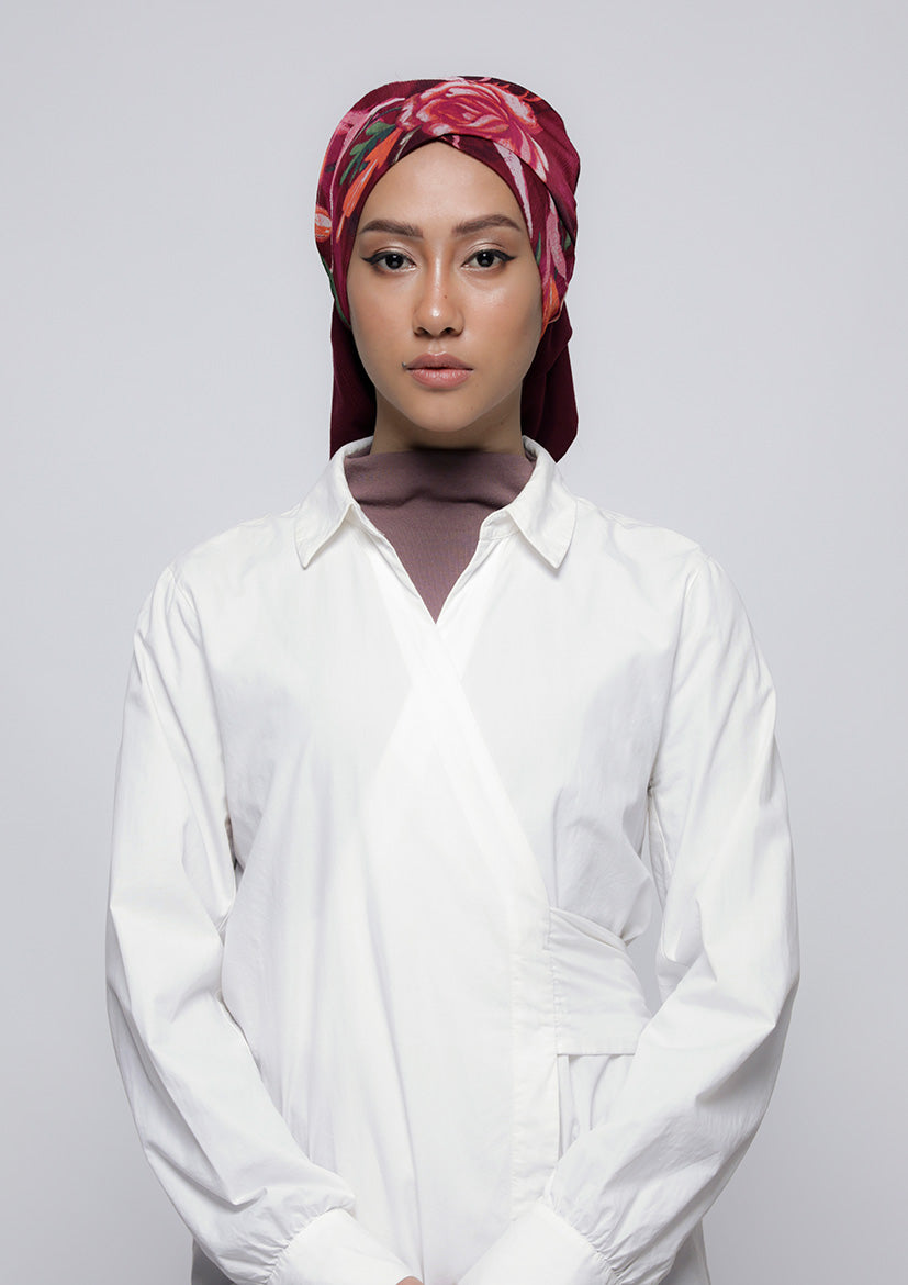 Light My Fire - Printed Crinkled Chiffon