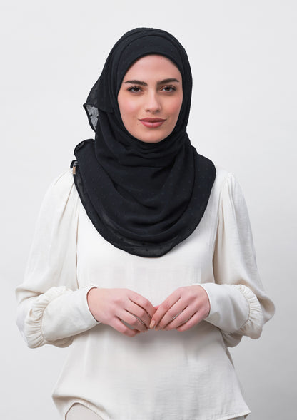 Granite-Plain Mosaic Butti Chiffon