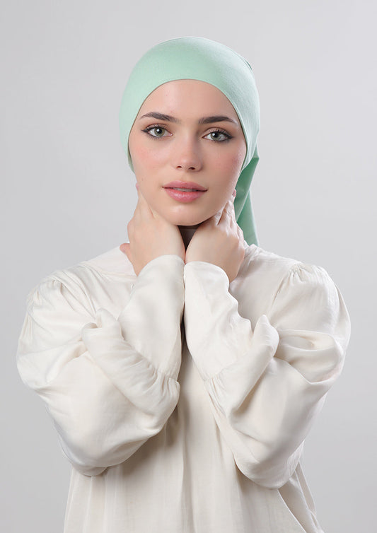 Mint Green-Two In One-Plain Jersey Cotton