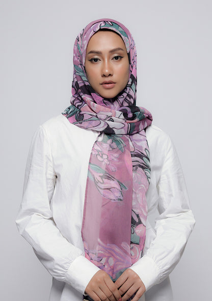 Soul Mate - Printed Crinkled Chiffon